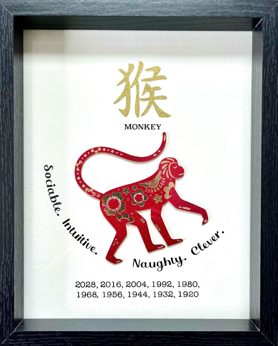 12 Chinese Zodiac Signs - Mixed Media Art